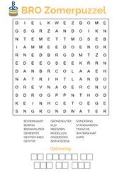 BRO Zomerpuzzel 18x18